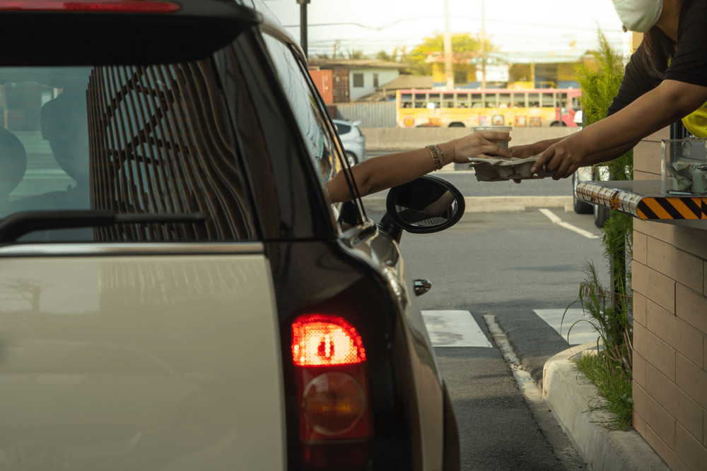 Coffee shop drive thru